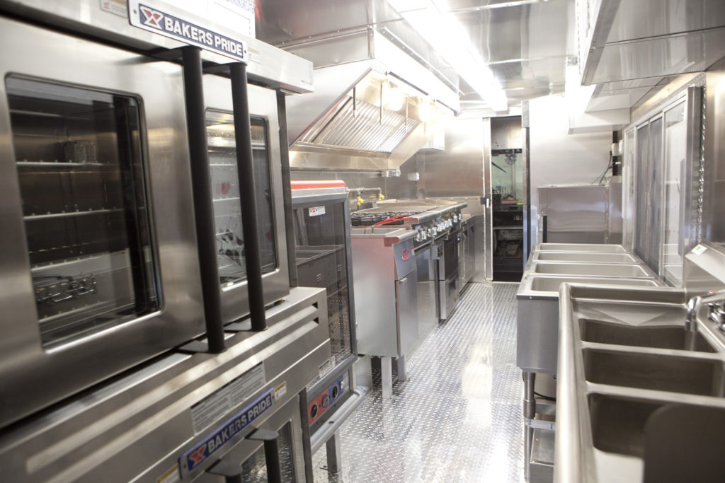 Catering food Truck interior